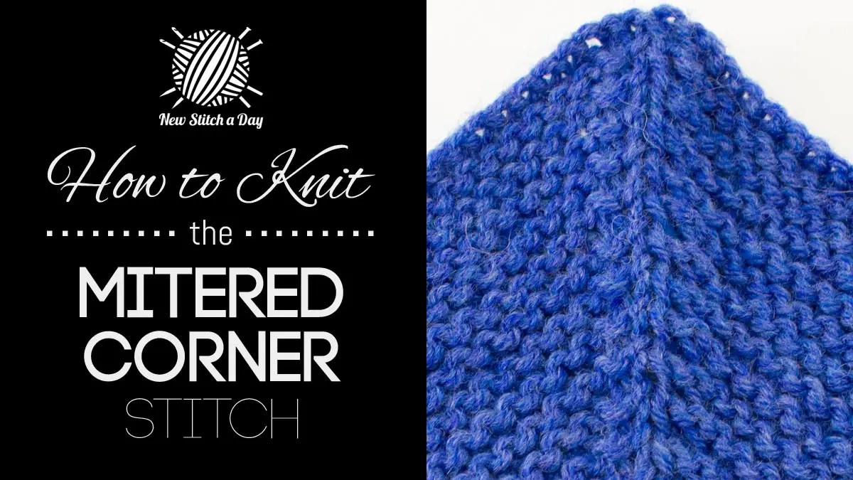 Corner to corner knitting pattern