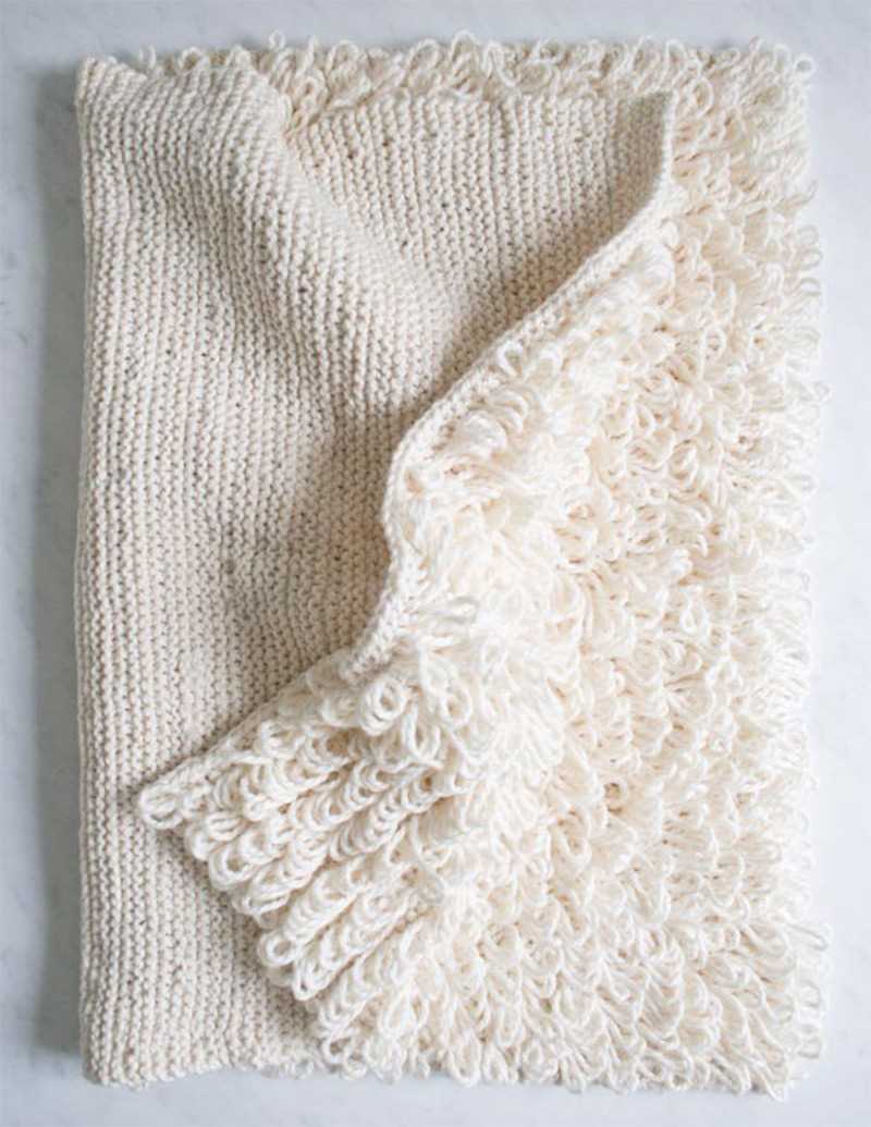Cotton bath mat knitting pattern