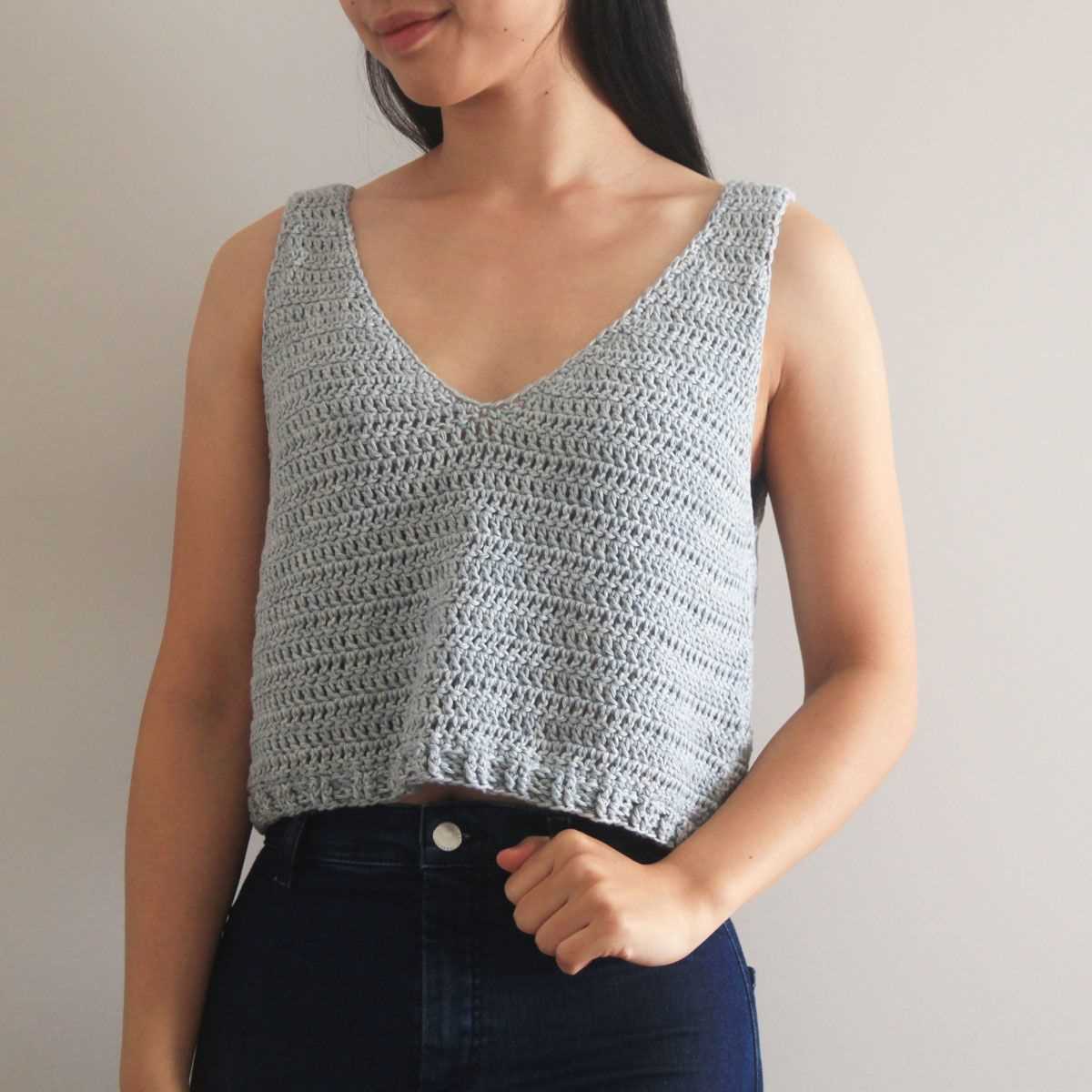 Cotton knit tank top pattern