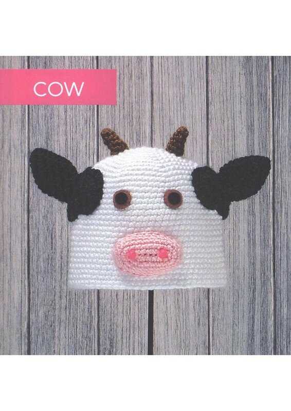 Cow hat knitting pattern