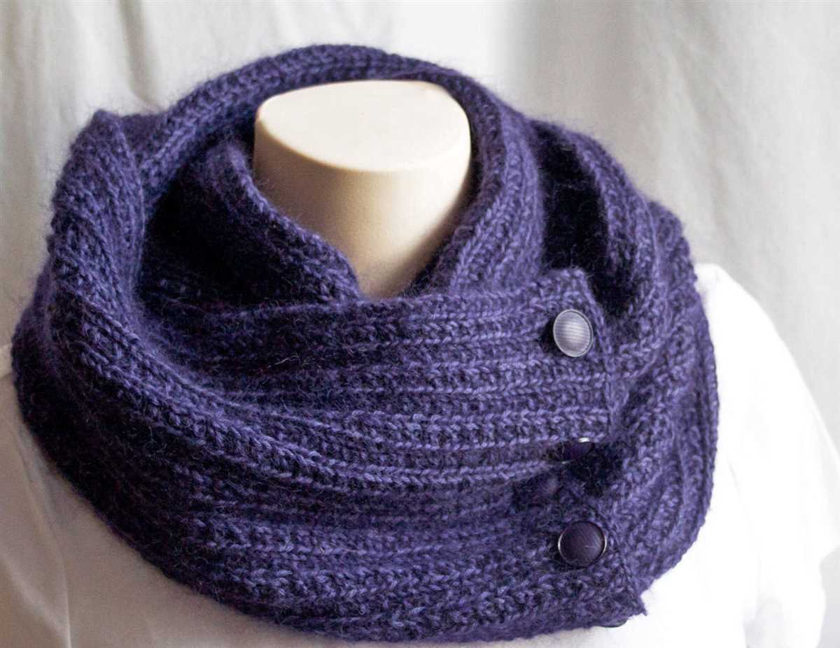 Cowl scarf knit pattern