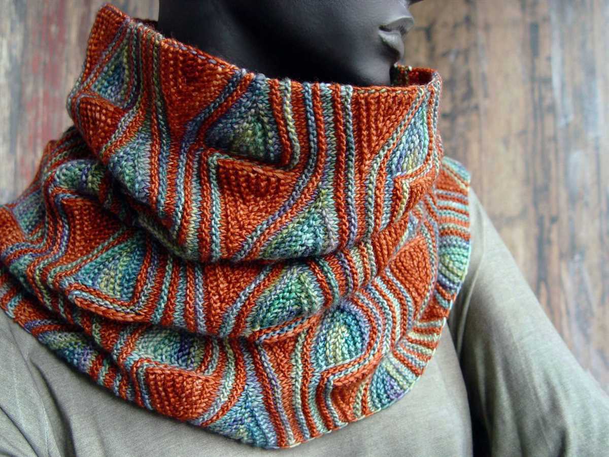 Cowl scarf knit pattern
