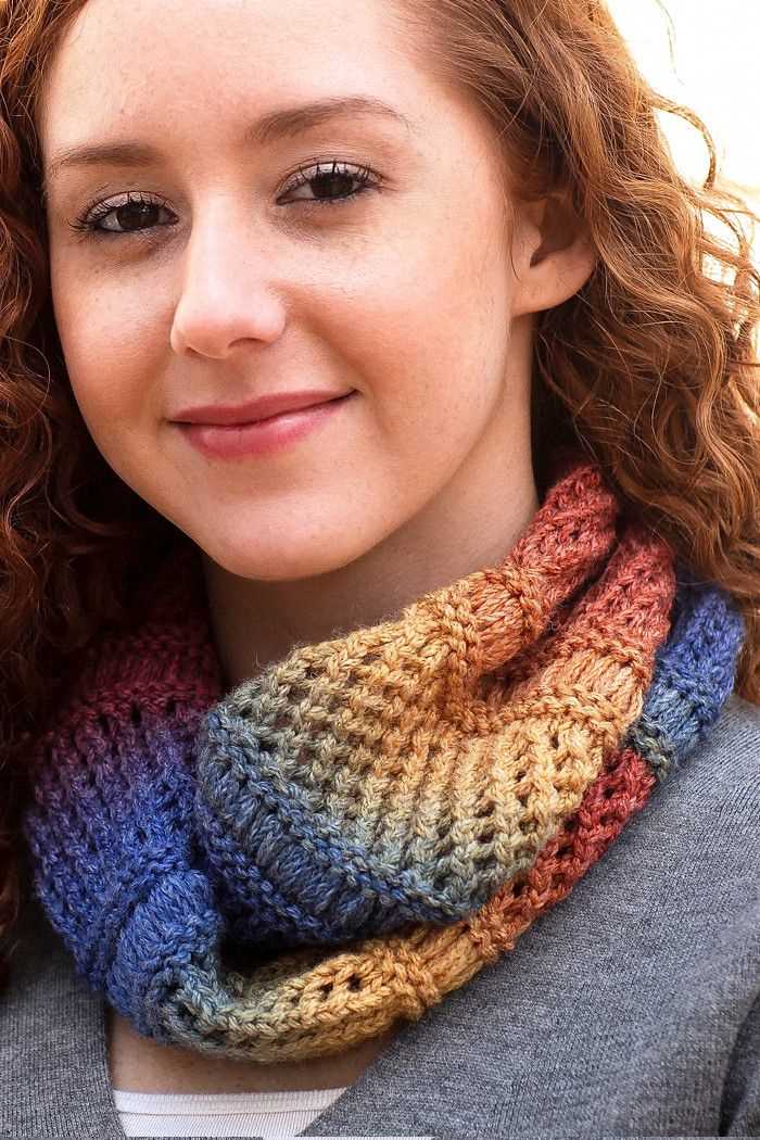 Cowl scarf knitting pattern