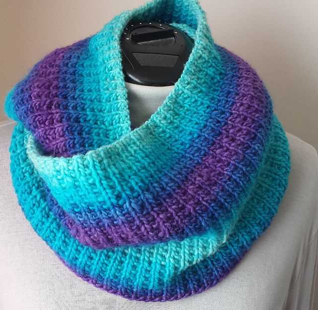 Cowl scarf knit pattern