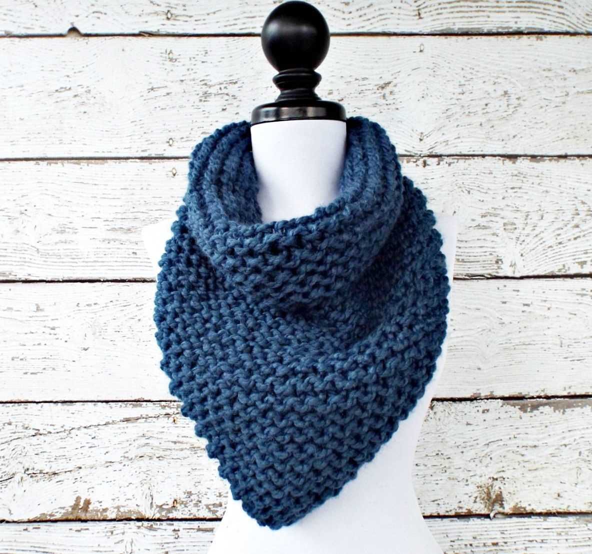 Cowl scarf knitting pattern