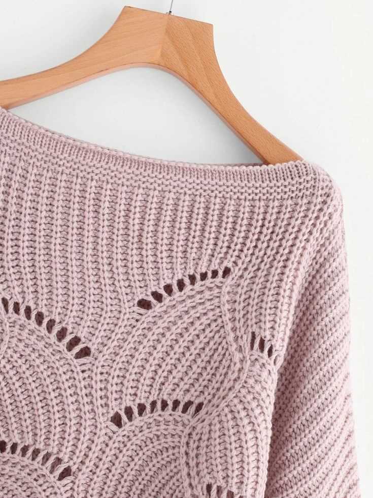 Crochet knit sweater pattern