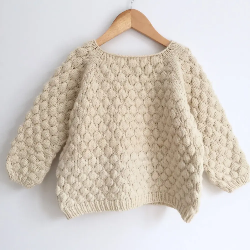 Crochet knit sweater pattern