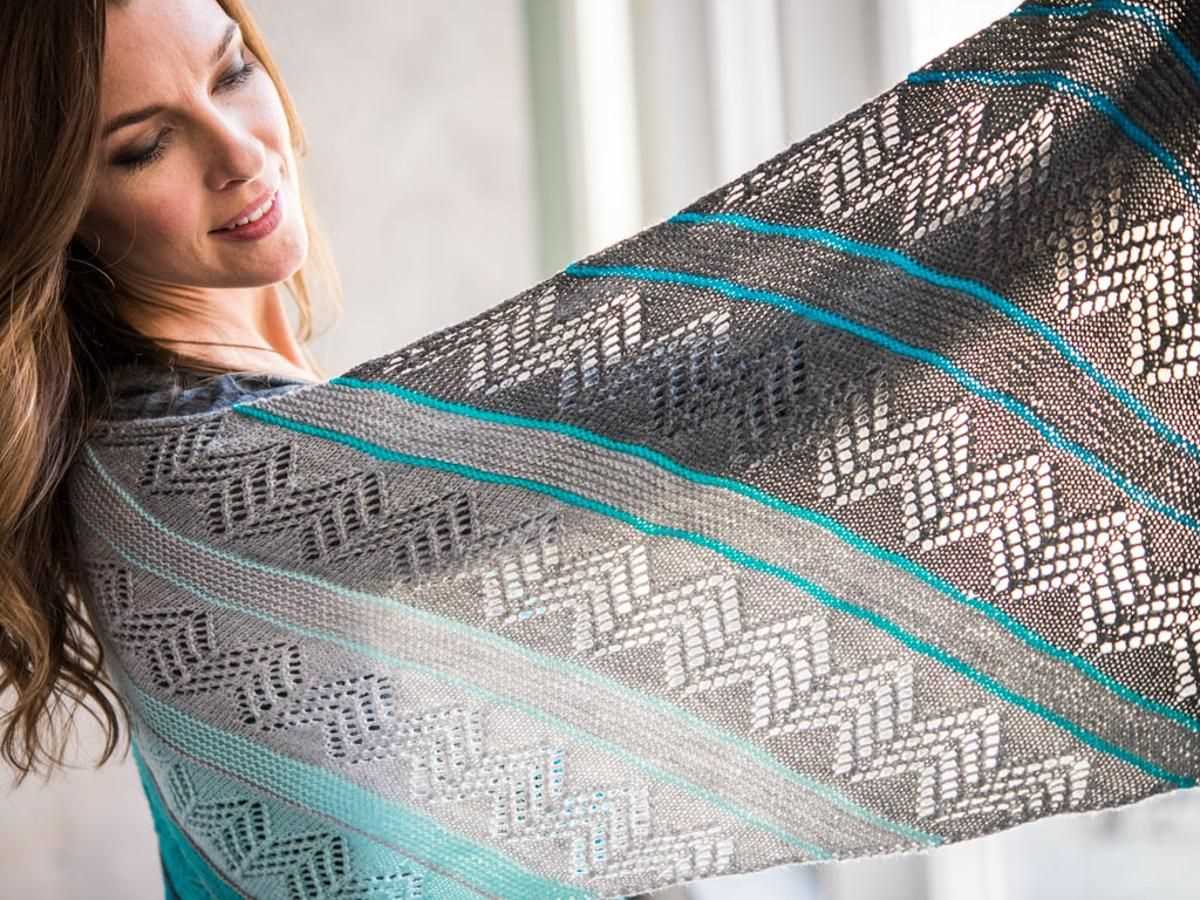 Crossover wrap knitting pattern