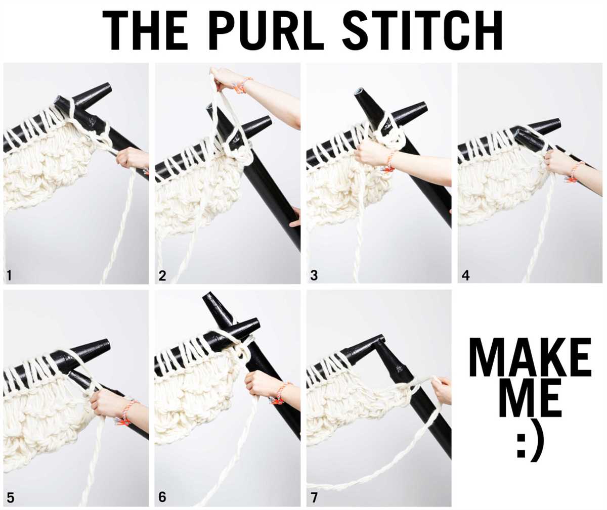 Knitting patterns by needle size