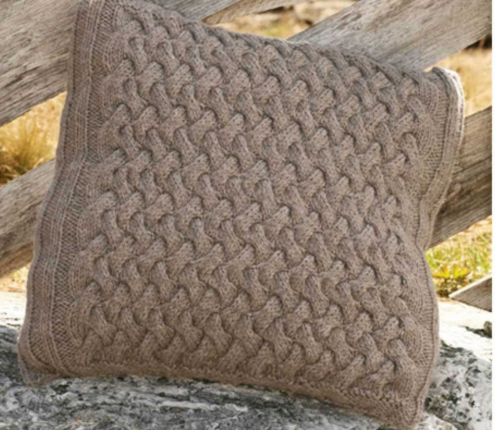 Cushion cover knitting patterns uk