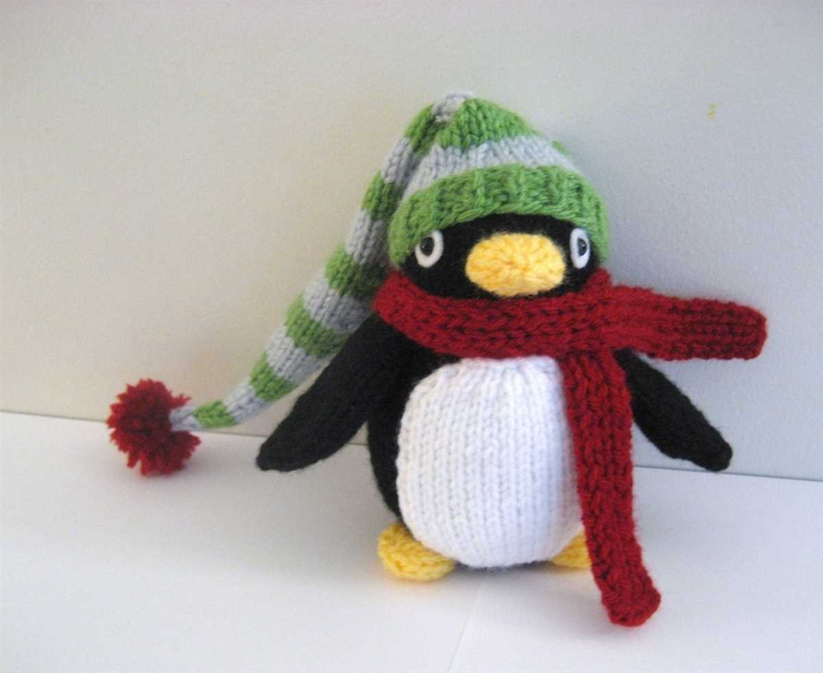 Penguin knitting pattern