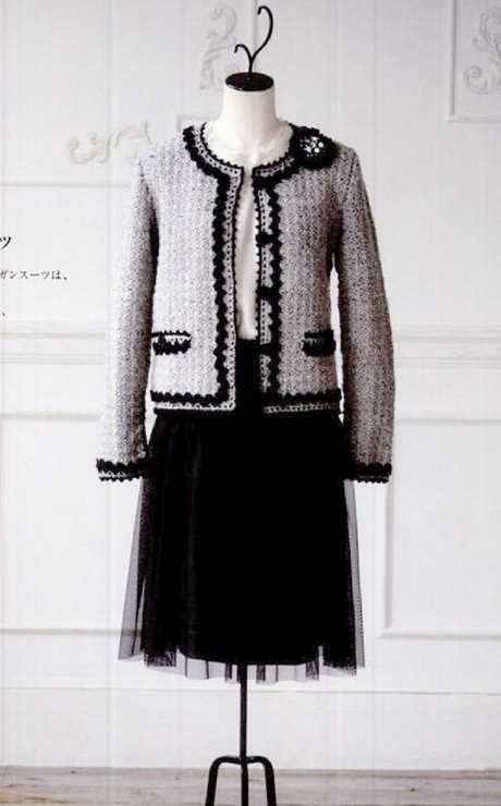 Chanel jacket knitting pattern