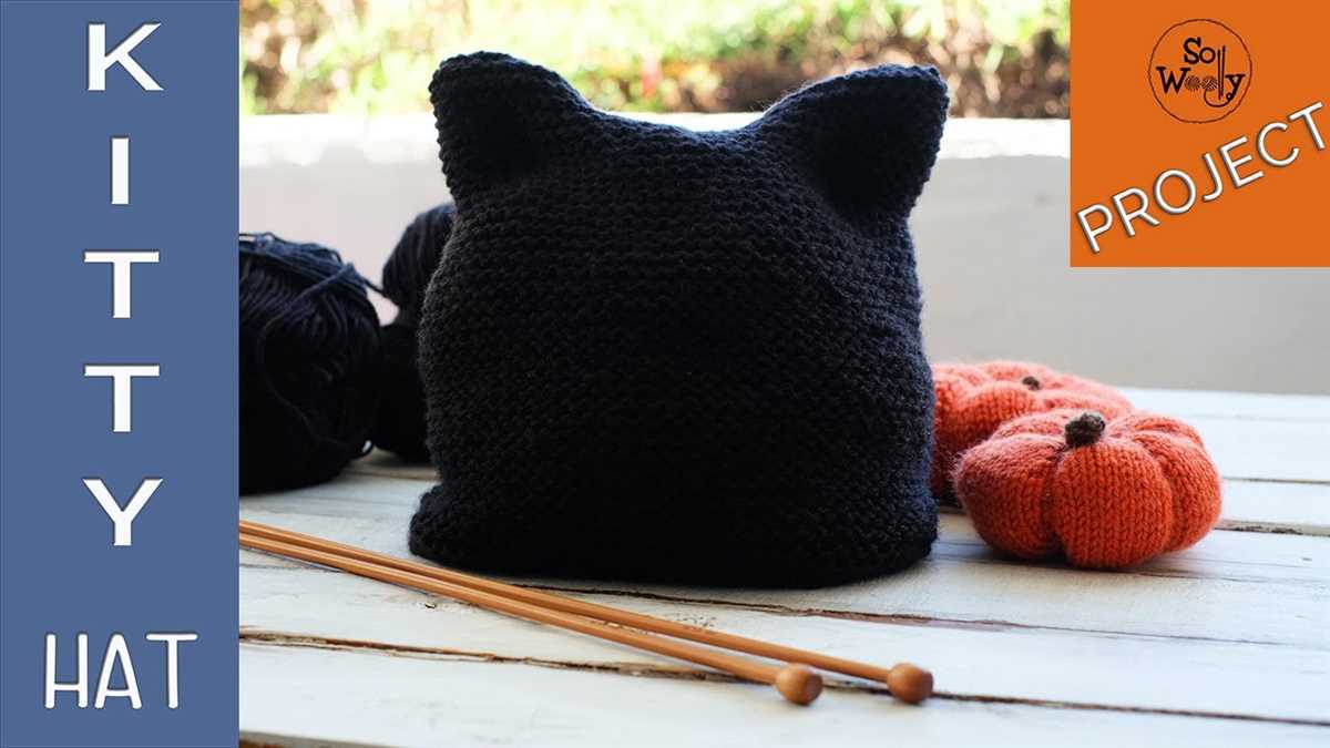 Bobble hat knitting pattern straight needles