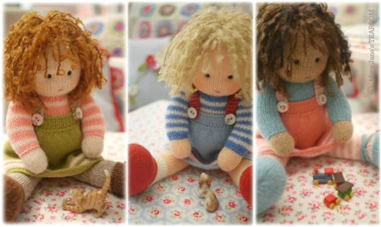 Little yarn dolls knitting pattern