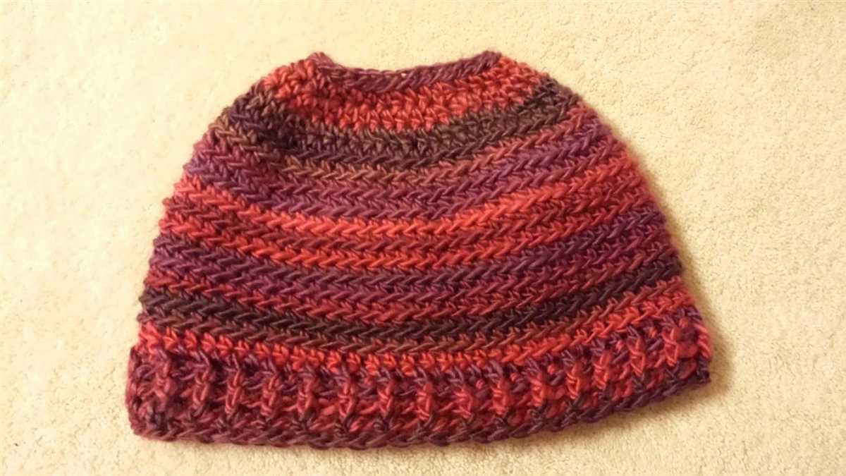 Bun beanie knitting pattern free