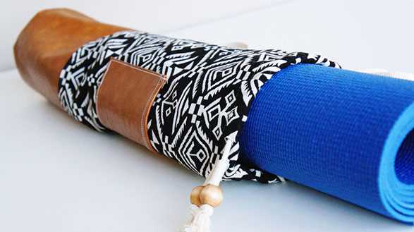 Yoga mat bag knitting pattern