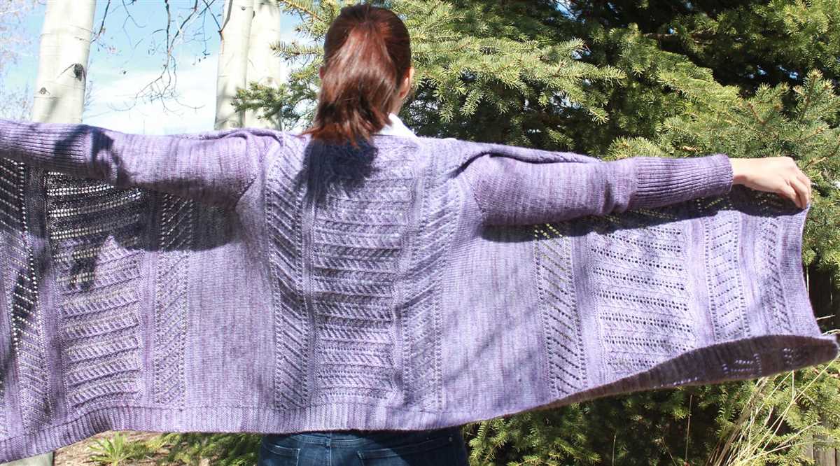 Dahlia cardigan knitting pattern