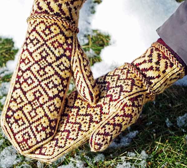 Mitten pattern knitting beginners