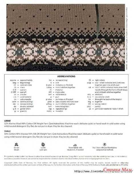 Dale of norway patterns for knitting