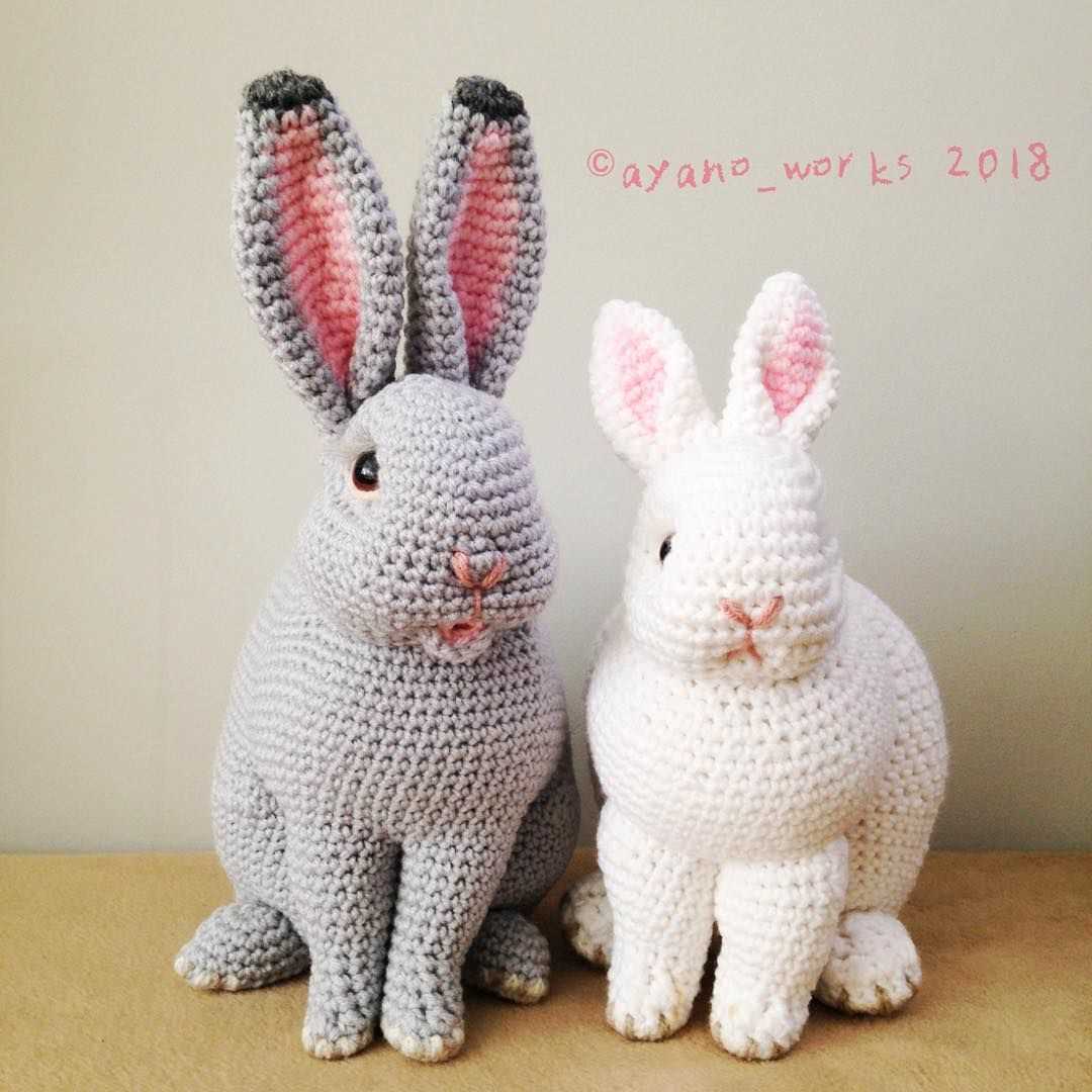 Easy knit rabbit pattern