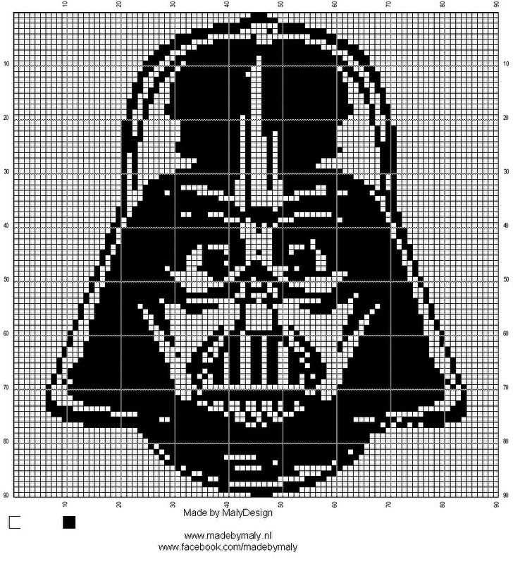 Darth vader knit hat pattern