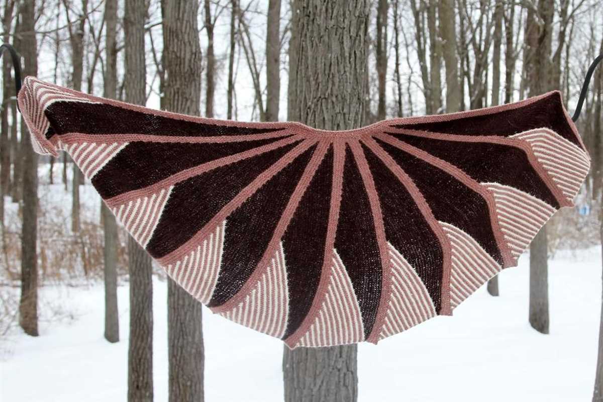 Turn in knitting pattern