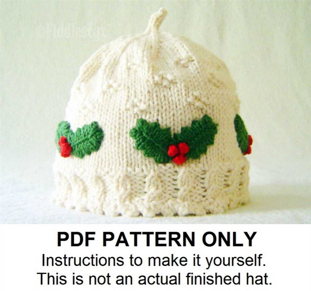Christmas elf hat knitting pattern