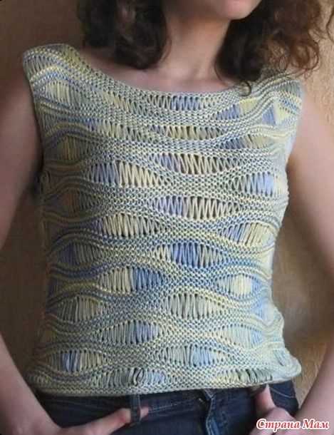 Knitting patterns tops