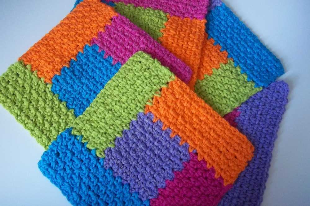 Knit hot pad pattern