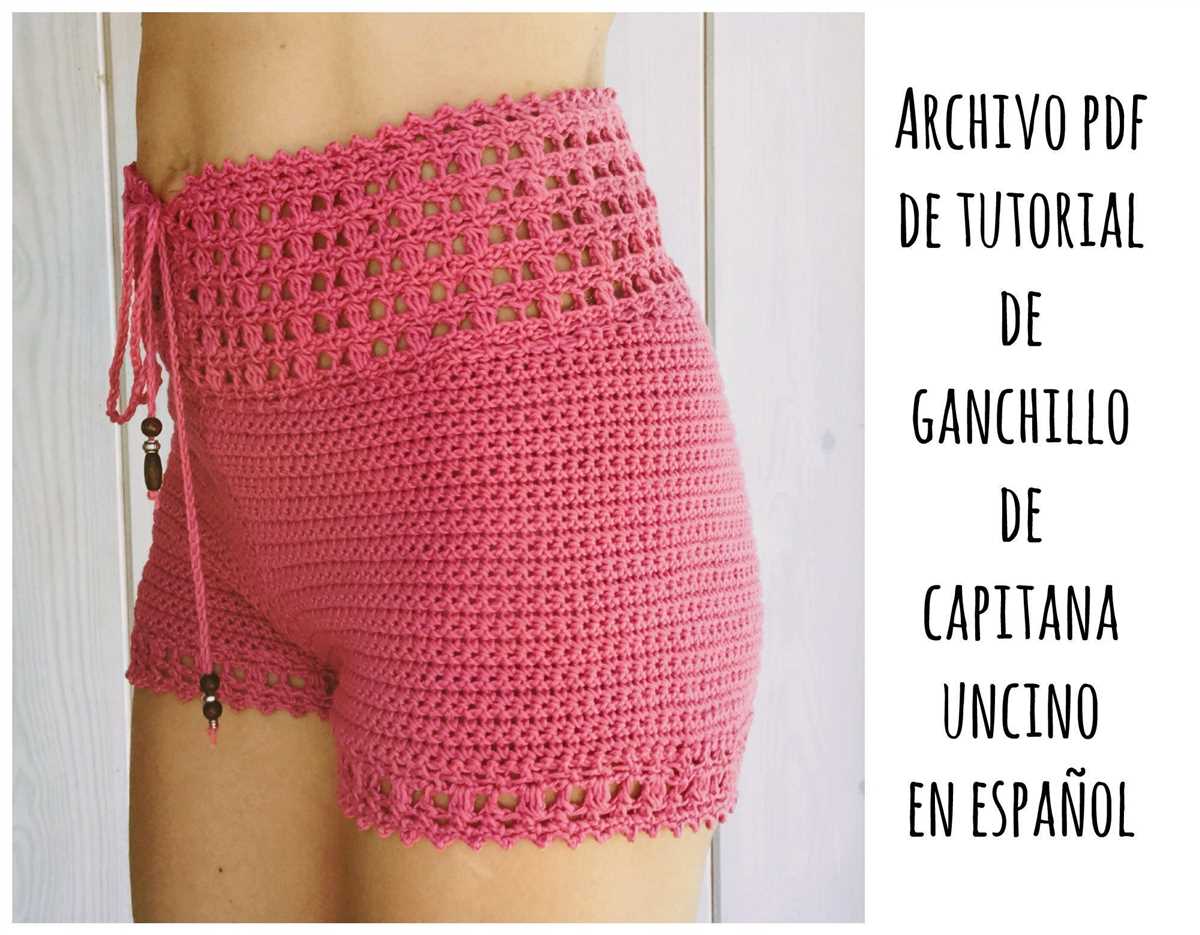 High waisted knit shorts pattern