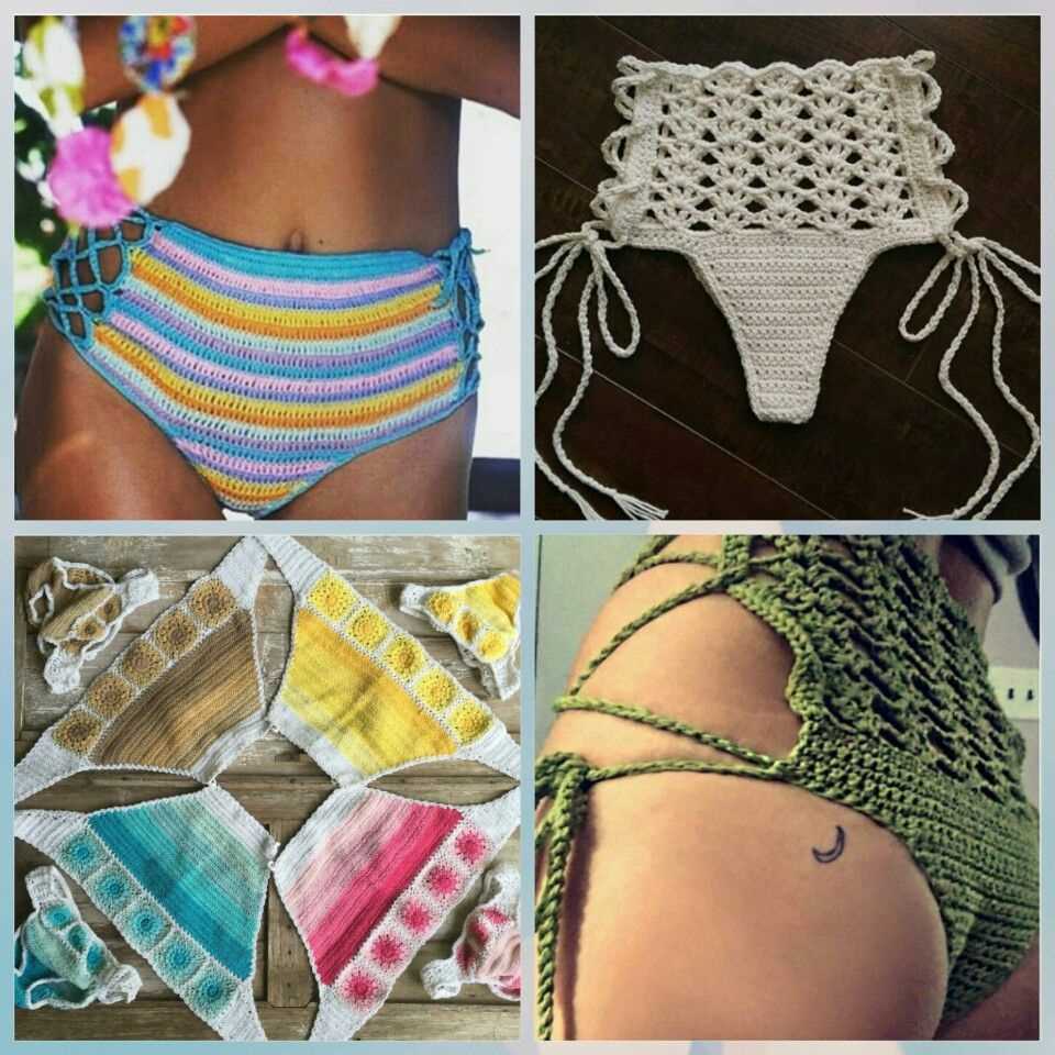 Knitted swimsuit pattern