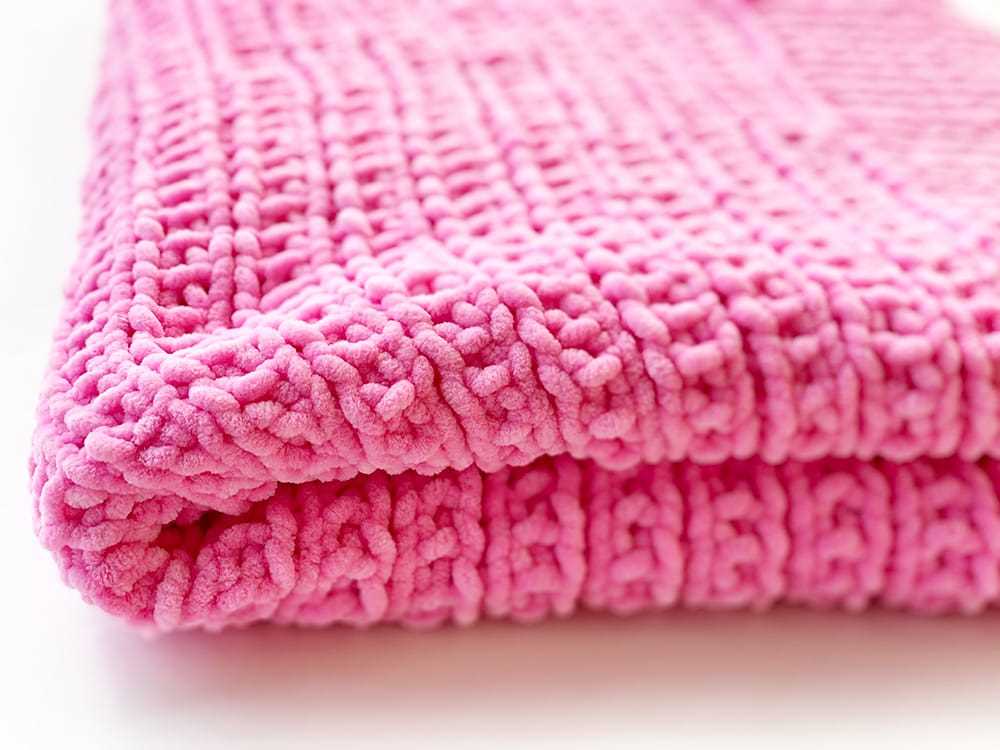 Diamond love blanket knitting pattern