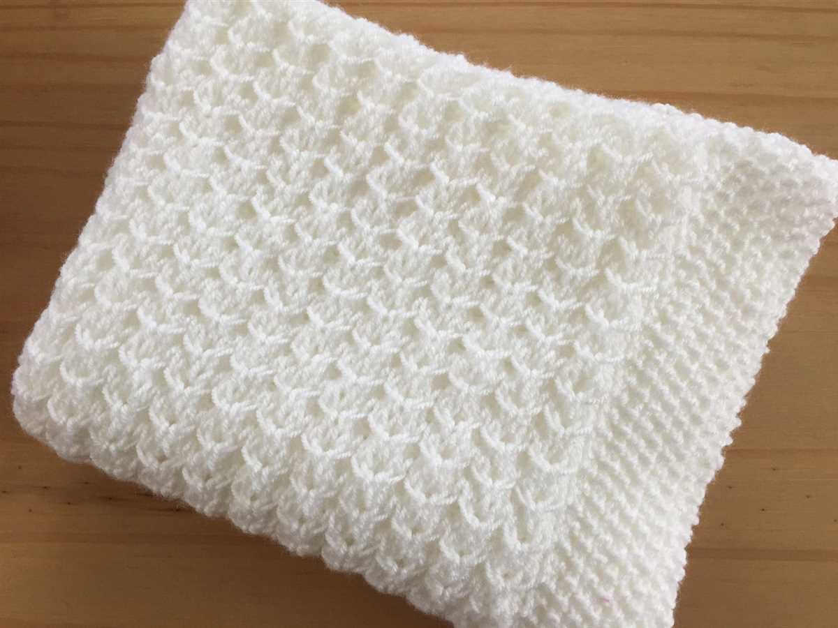 Diamond love blanket knitting pattern
