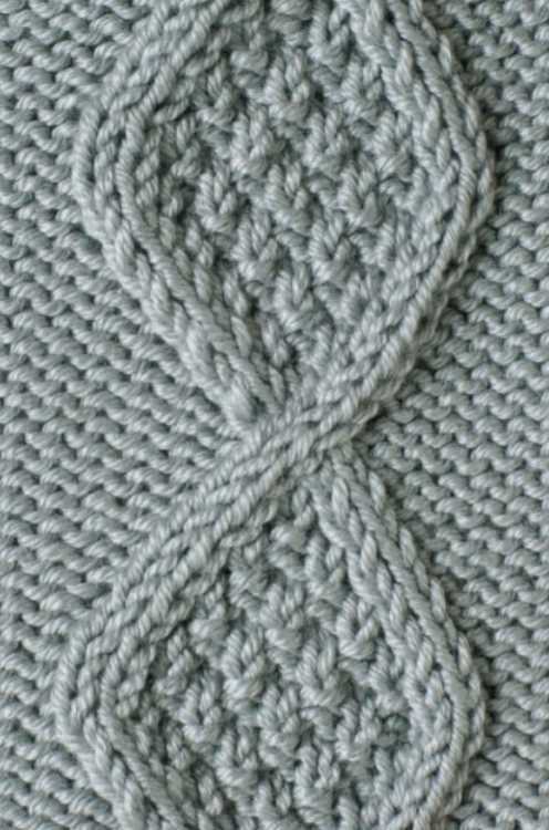 Diamond cable knitting pattern free