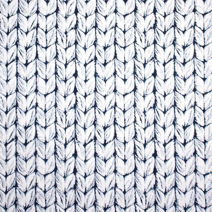 Diamond lattice knit pattern