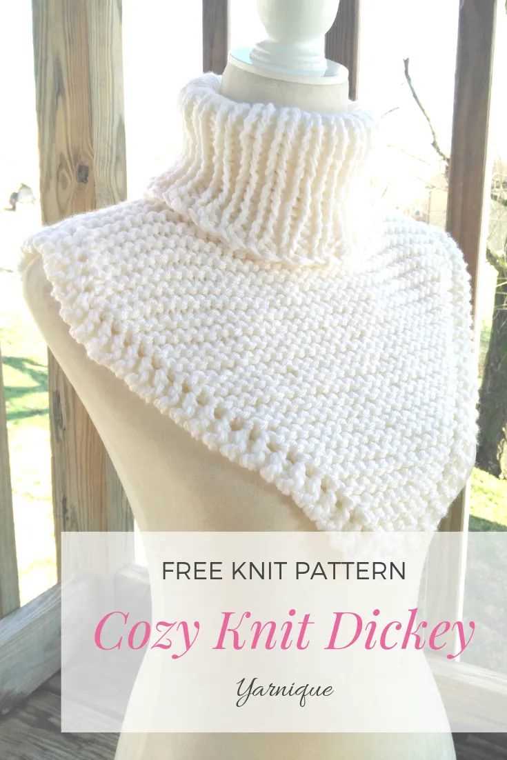 Dickey knitting pattern