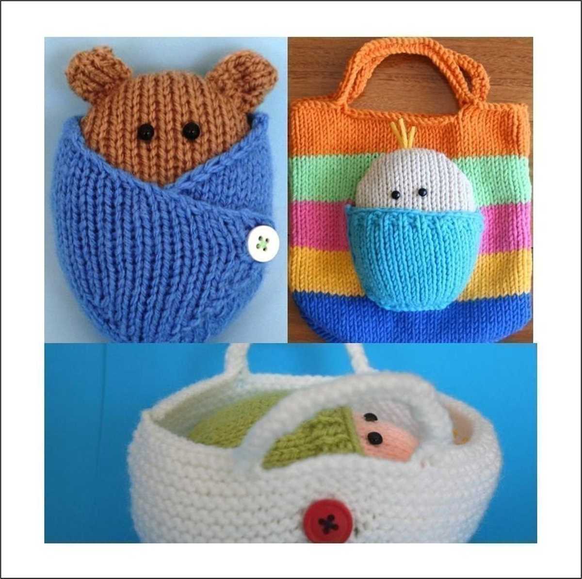 Pocket pals knitting pattern