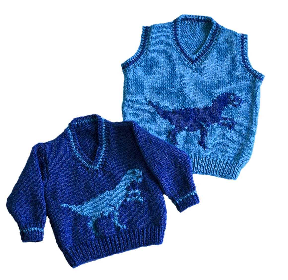 Dinosaur hoodie knitting pattern