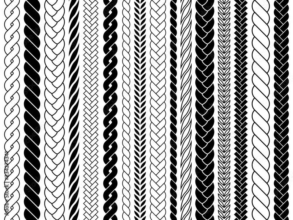 Vector knit pattern
