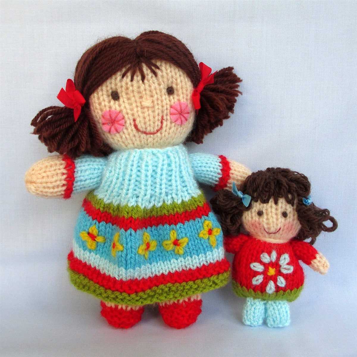 Basic doll knitting pattern