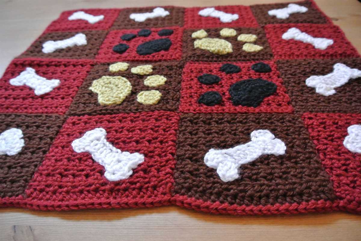 Dog bed knitting pattern