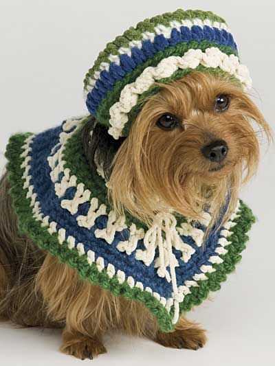 Dog poncho knitting pattern