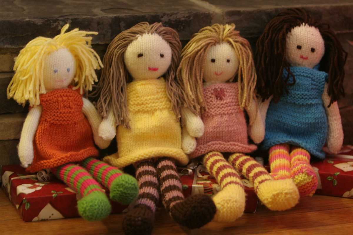 Dolls knitting patterns for free