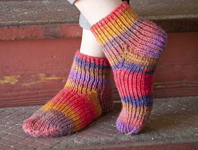 Double knit sock pattern free