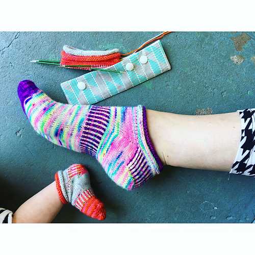 Double knit sock pattern free