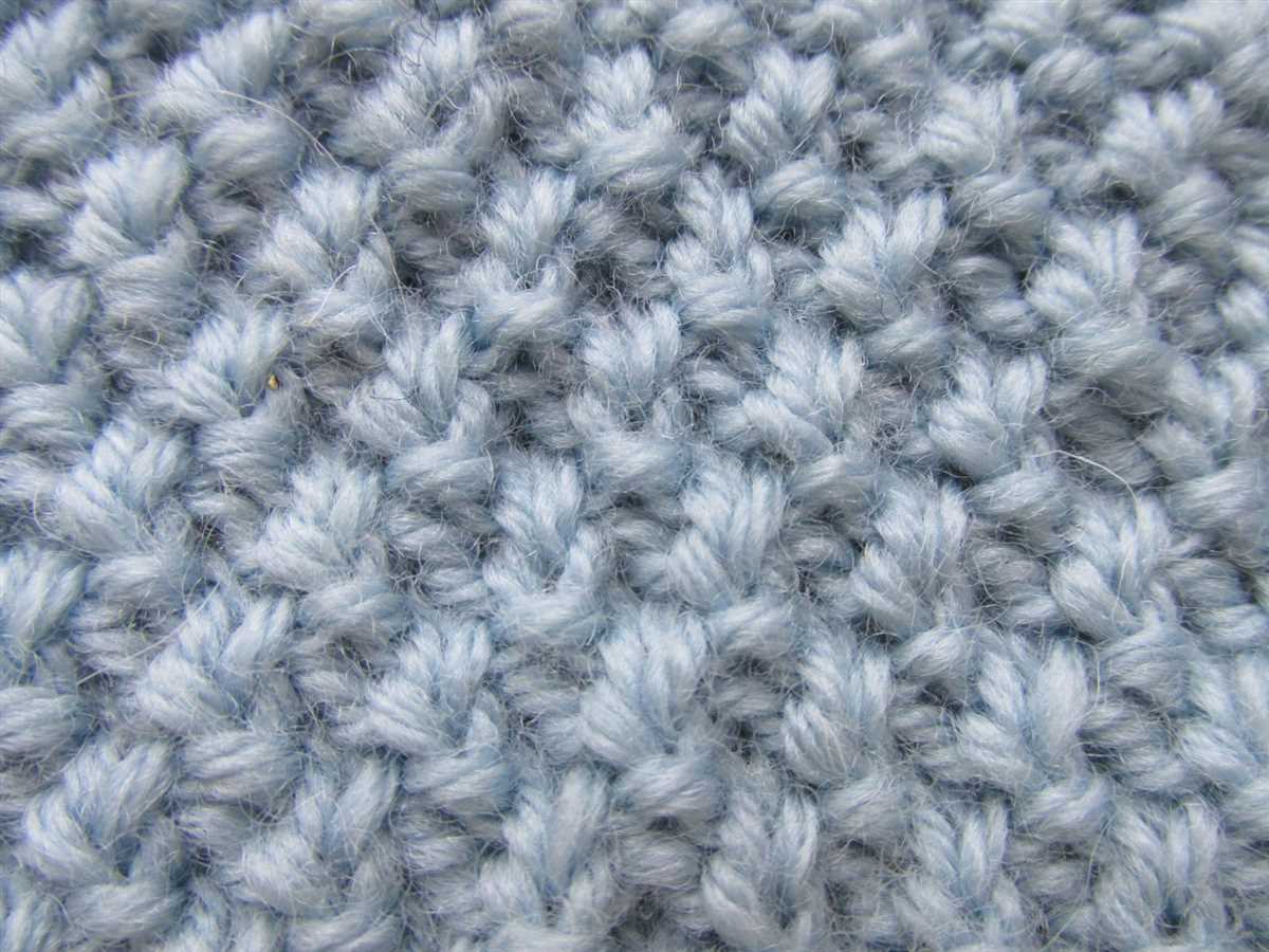 Double moss stitch knit hat pattern