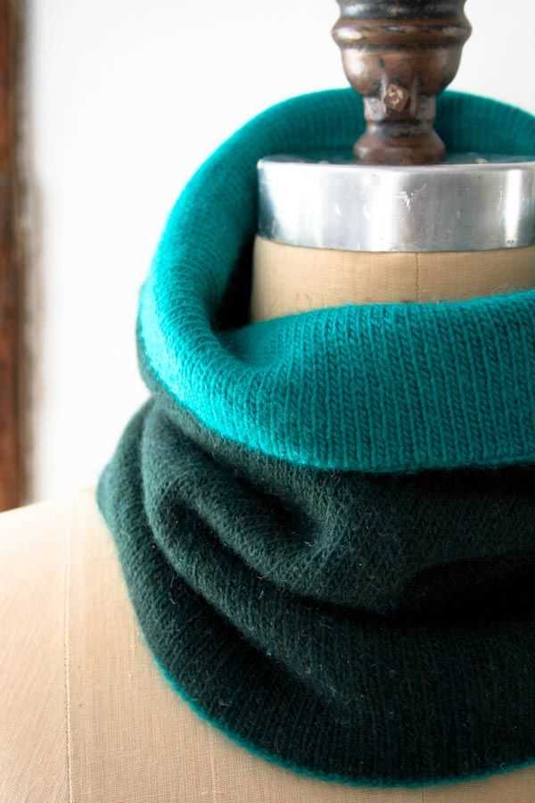 Double knit cowl pattern free