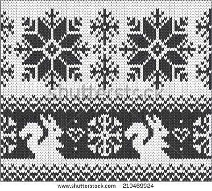 Knit ornament pattern