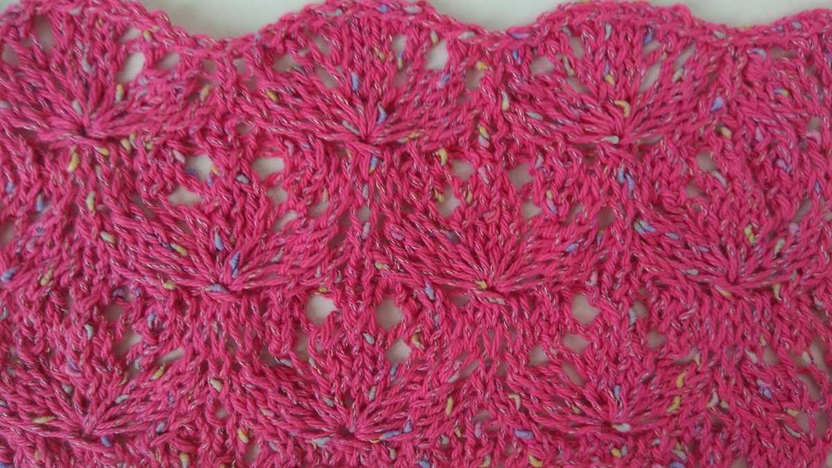 Knit flower patterns