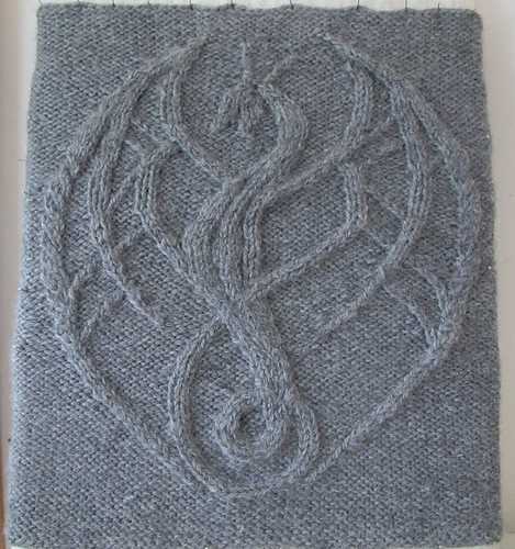Dragon sweater knitting pattern